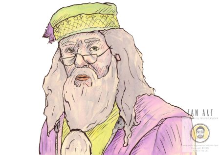 Альбус дамблдор рисунок