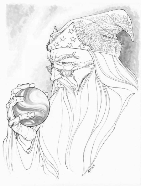 Альбус дамблдор рисунок