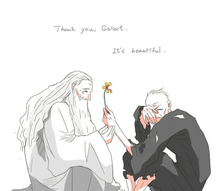 Альбус дамблдор и геллерт гриндевальд комиксы