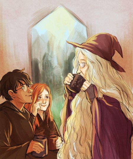 Дамблдор и гарри поттер