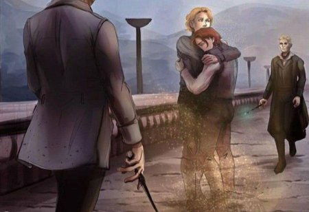 Гарри поттер малфой и гермиона грейнджер