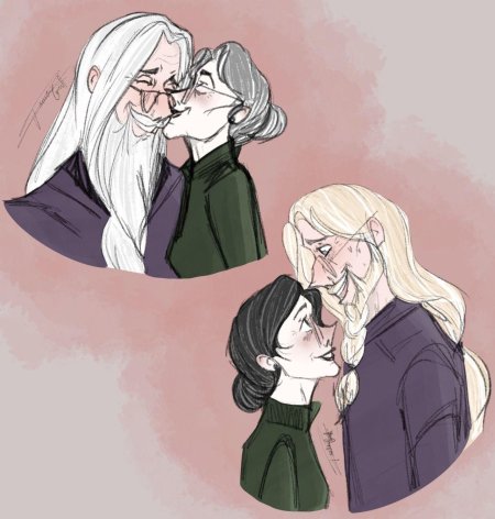 Минерва макгонагалл/альбус альбус дамблдор