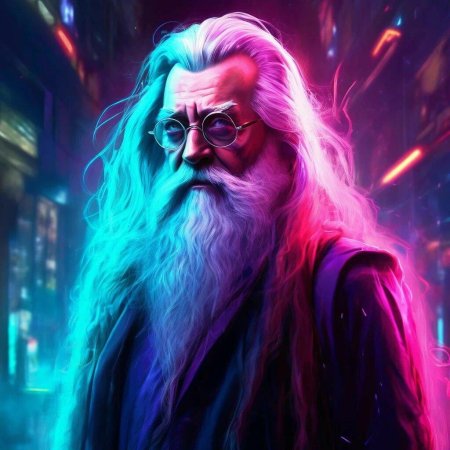 Нейросеть гарри поттер киберпанк