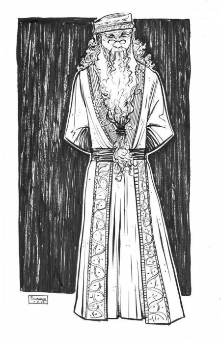 Раскраска профессор дамблдор