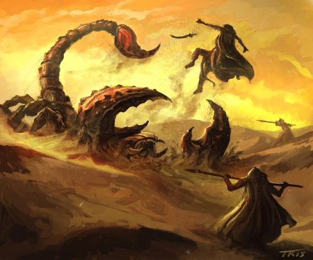 Гигантский скорпион днд