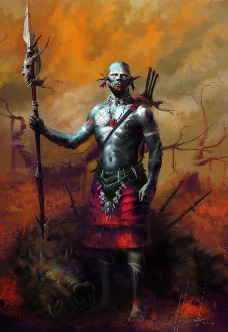 Африканские воины фэнтези