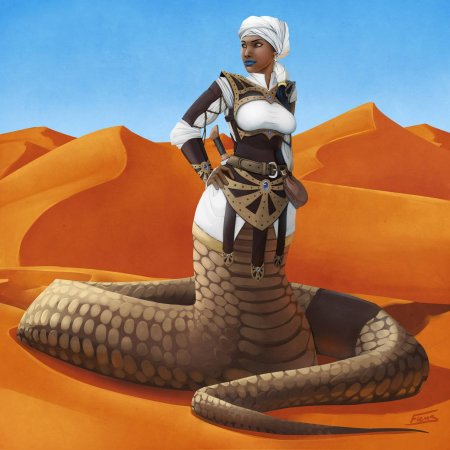 Змеелюди арт