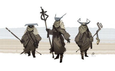 Странник концепт арт геншин