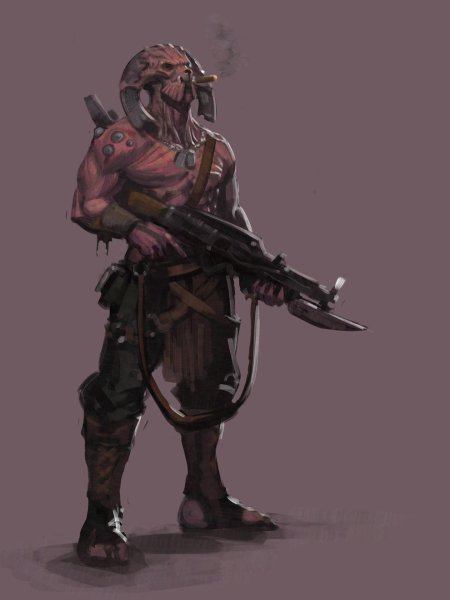 Демонический солдат