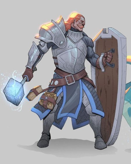 Рыцарь паладин клерик арт