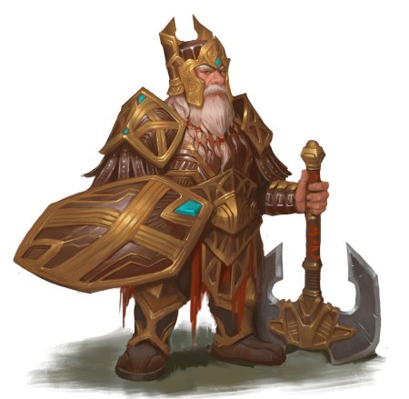 Дварф паладин арт