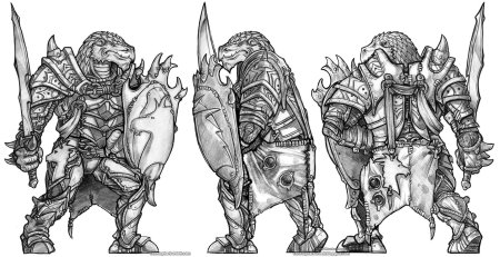 Эскиз рыцарь