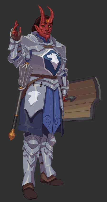 Тифлинг паладин