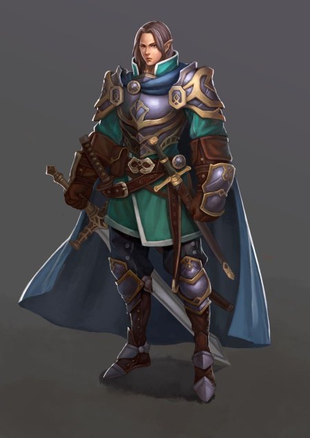 Эльф паладин днд