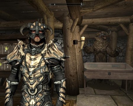 Драконья панцирная броня скайрим