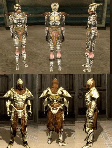 Костяная броня морровинд