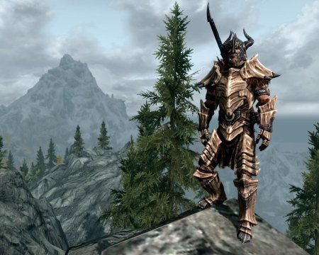 Драконья панцирная броня скайрим