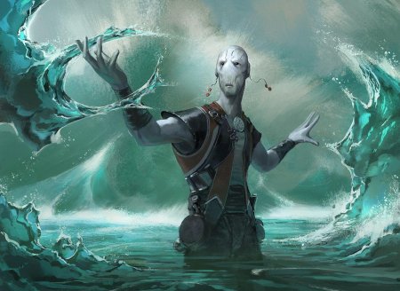 Морской эльф днд арт