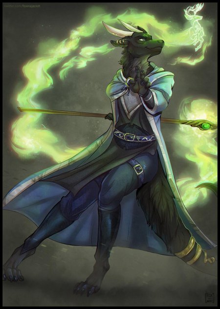 Зеленый драконорожденный