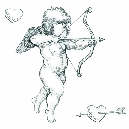 Купидон со стрелой