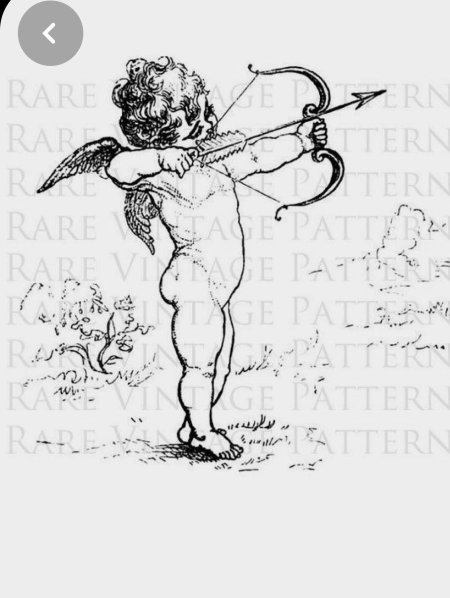 Купидон эскиз