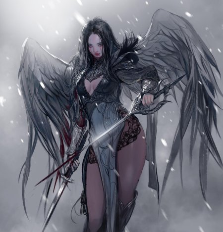 Фэнтези девушка воин