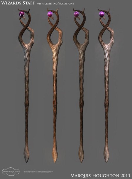 Посох друида референс