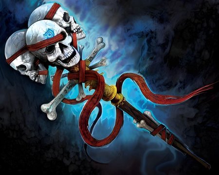 Посох с черепом