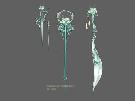 Посох друида референс