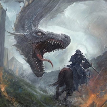 Ланселот рыцарь против дракона