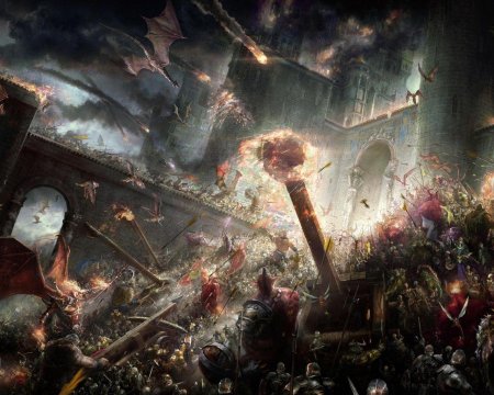 Warhammer fantasy battles осада города