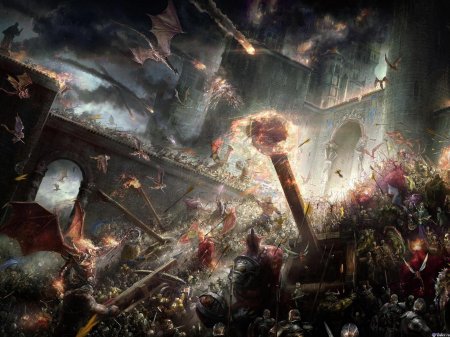 Warhammer fantasy battles осада города