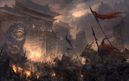 Осада штурм арт фэнтези