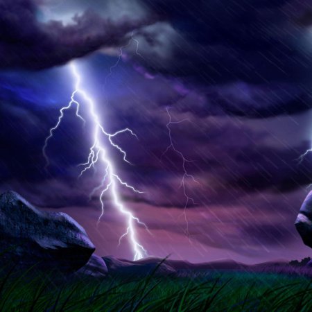 Гроза молнии