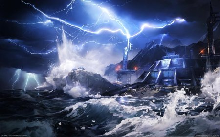 Шторм корабль