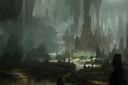 Арты фэнтези руины