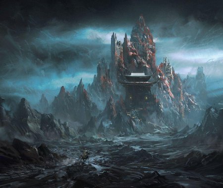 Мрачные пейзажи фэнтези