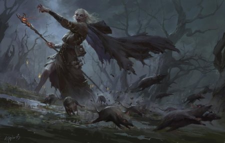 Лесной эльф монах днд