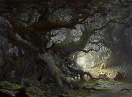 Лес фэнтези