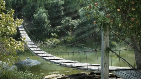 Хотылёво брянская область подвесной мост