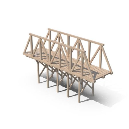 Деревянный мостик