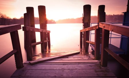 Деревянный причал