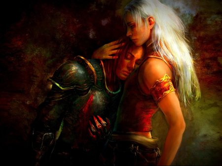 Фэнтези мужчины воины