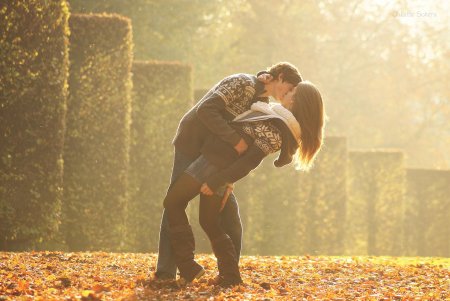 Влюбленные осенью