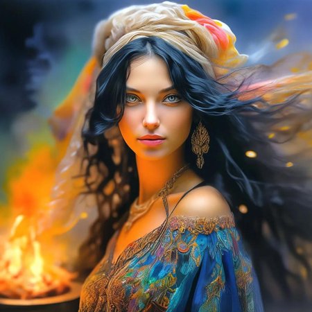 Цыганка красивая