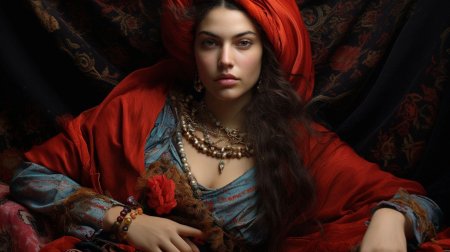 Красивая девушка цыганка