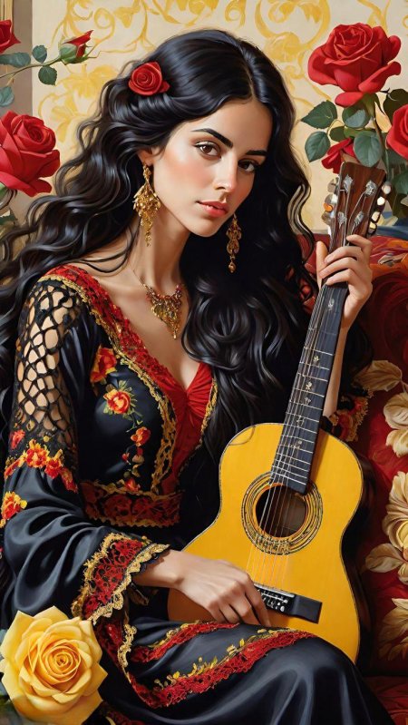 Красивая цыганка