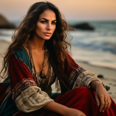 Красивая девушка цыганка