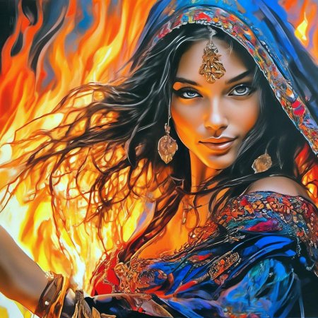 Цыганка красивая