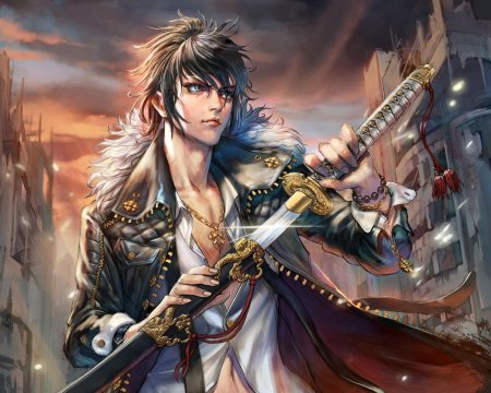 Фэнтези мужчины воины